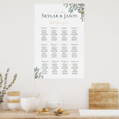 Poster Foliage minimal et Terrarium géométrique Or Siège (Cuisine)