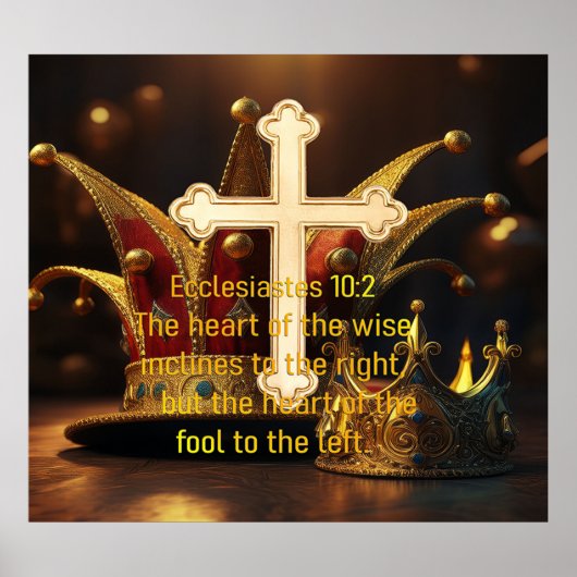 Poster Folie contre sagesse (Devant)