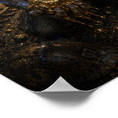 Poster Folie / Mineur / Mines d'or (Coin)