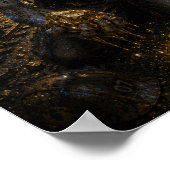 Poster Folie / Mineur / Mines d'or (Coin)