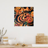 Poster Folie orange (Cuisine)