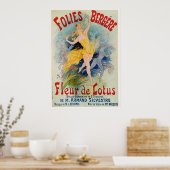 Poster Folies Bergère "Fleur de Lotus" Annonce 1893 (Cuisine)