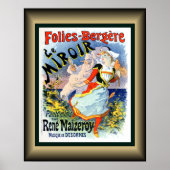 Poster Folies Bergere~Le Miroir~Pantomime Rene Maizeroy~ (Devant)