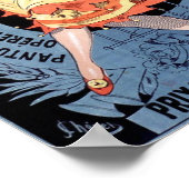 Poster Folies Bergere Publicité française Vintage (Coin)