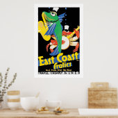 Poster Folies de la Côte Est (Cuisine)
