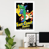 Poster Folies de la Côte Est (Bureau à domicile)