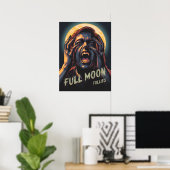 Poster Folies de Pleine lune | Werewolf (Bureau à domicile)
