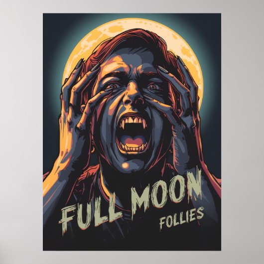 Poster Folies de Pleine lune | Werewolf (Devant)