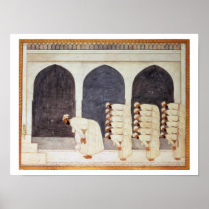 Poster Folio.38a Un prince mogul dans une mosquée menant 