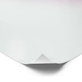 Poster folioles rouge vif (Coin)