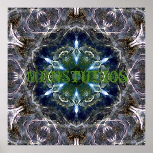 Poster Folk Mandala (Devant)