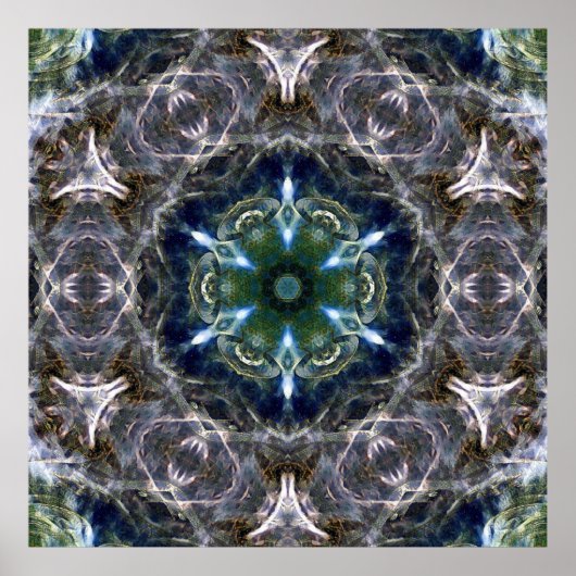 Poster Folk Mandala (Devant)
