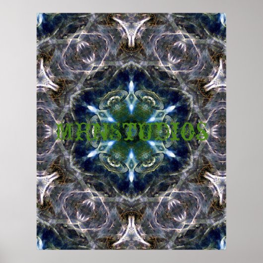 Poster Folk Mandala (Devant)