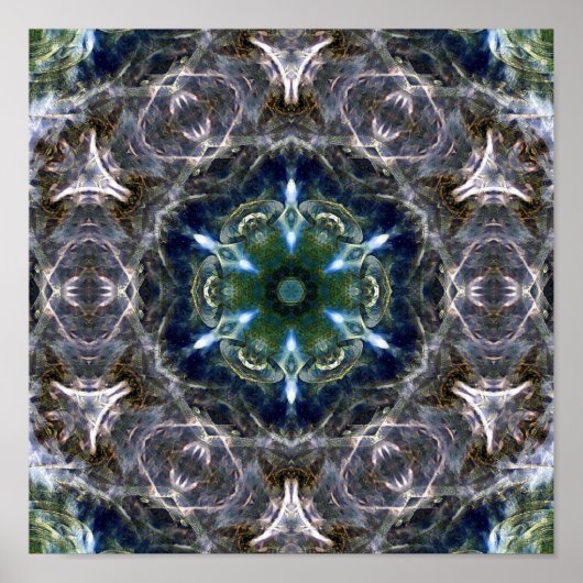 Poster Folk Mandala (Devant)