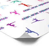 Poster Folle de gymnastique (Coin)