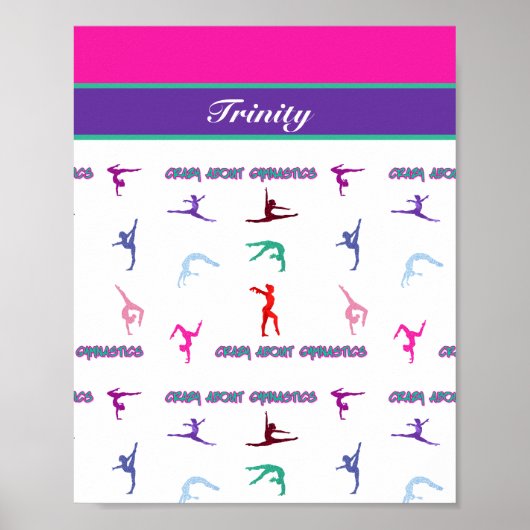 Poster Folle de gymnastique (Devant)