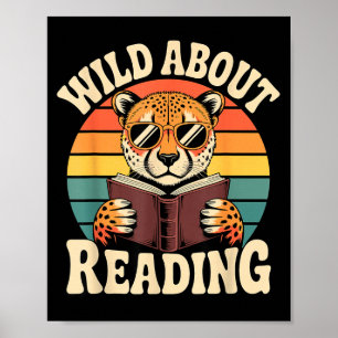 Poster Folle de lecture semaine de lecture amusante