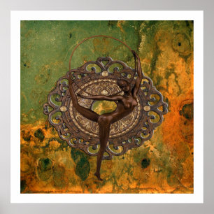 Poster Follies Bergère à Paris 1920