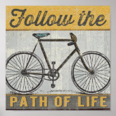 Poster Follow The Path of Life Quota (Devant)
