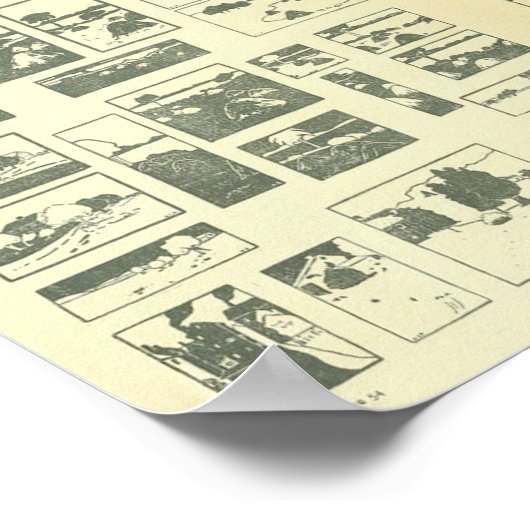 Poster Foncé et lumière (Coin)