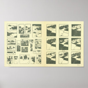 Poster Foncé et lumière