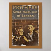 Poster Fonction publique "Enfants pendant Blitz" (Devant)