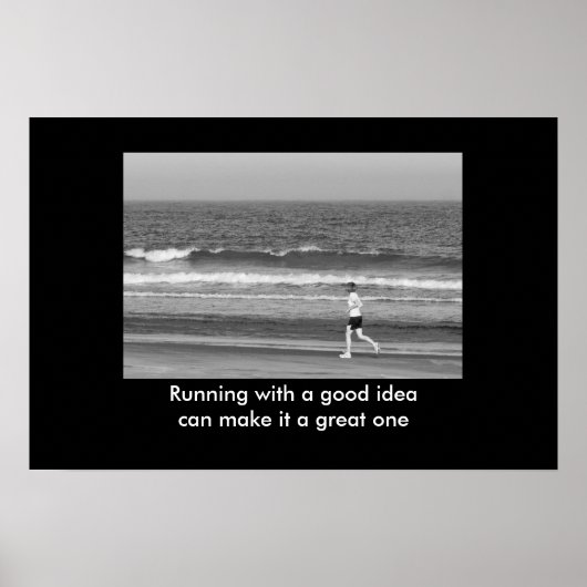 Poster Fonctionnement avec une bonne idée d'impression mo (Devant)