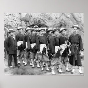 Poster Fonctionnement chinois de tuyau de champion de