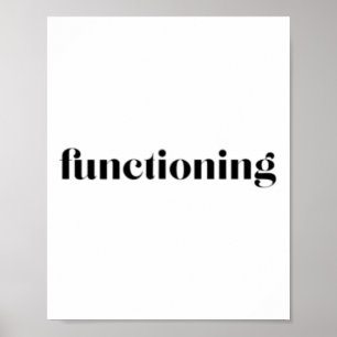 Poster Fonctionnement de sensibilisation à la santé