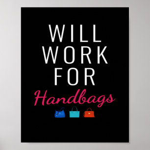 Poster Fonctionnera Pour Les Sacs À Main Mode