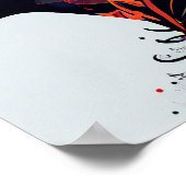 Poster Fond abstrait coloré (Coin)