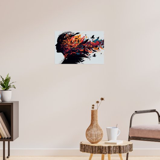 Poster Fond abstrait coloré (Salon 3)