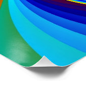 Poster Fond Abstrait Coloré-14334 (Coin)