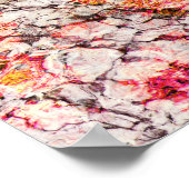 Poster Fond abstrait coloré, moderne et cool (Coin)