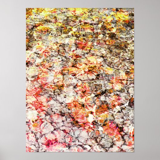 Poster Fond abstrait coloré, moderne et cool (Devant)