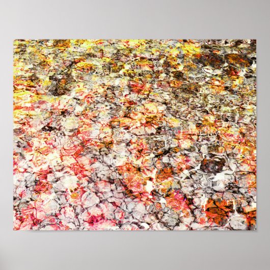 Poster Fond abstrait coloré, moderne et cool (Devant)