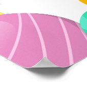 Poster Fond Candyland  Toile de fond thème Candyland (Coin)