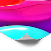 Poster Fond de couleur éclatante (Coin)