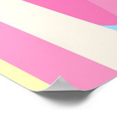 Poster Fond de décor d'anniversaire de carnaval, Bannière (Coin)