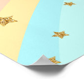 Poster Fond de décor Licorne (Coin)