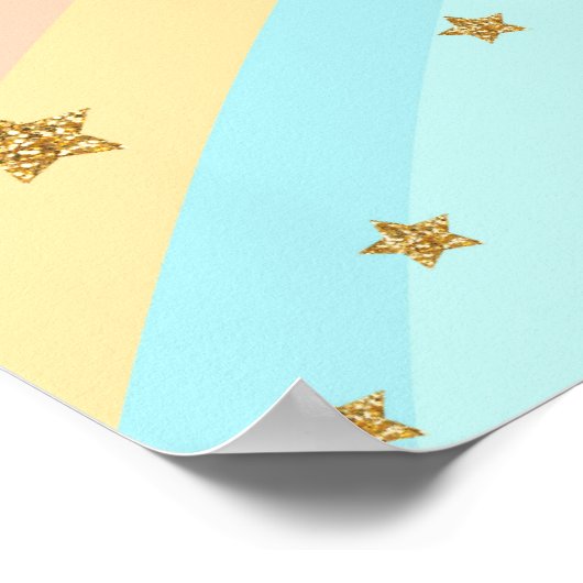 Poster Fond de licorne (Coin)