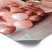 Poster Fond de photographie avec ballons de château en co (Coin)