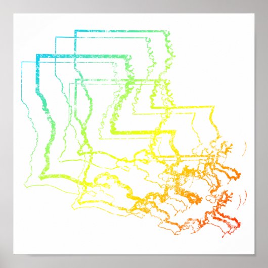 Poster fond de refroidissement de la louisiane (Devant)