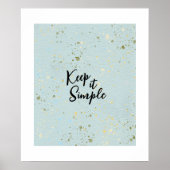 Poster Fond de texture de papier aquarelle (Devant)