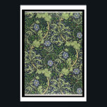 Poster Fond d'écran d'algue, imprimé par John Henry De<br><div class="desc">Image : 136082 Seaweed Wallpaper Design,  imprimé par John Henry Dearle (1860-1932),  1901 (fond d'écran). Morris,  William (1834-96). Collection Privée,  Collection Stapleton. Art,  Art.</div>