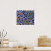 Poster Fond d'écran de la grenade William Morris (Cuisine)