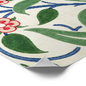 Poster Fond d'écran floral (Coin)