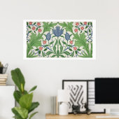 Poster Fond d'écran floral (Bureau à domicile)