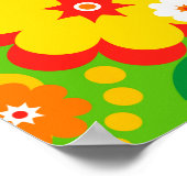 Poster Fond d'écran Funky Flower Power (Coin)