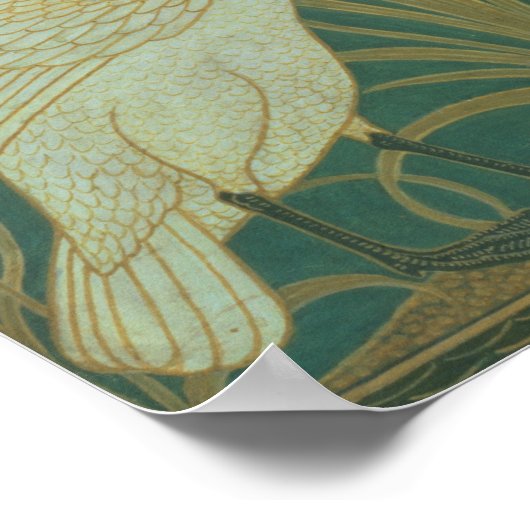 Poster Fond d'écran pour panneau "Swan, Rush & Iris" (Coin)